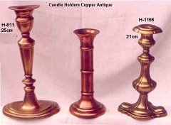 Candle holders Copper Antique finish-2